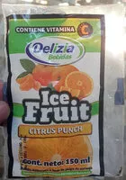 Mängden socker i Ice Fruit Citrus Punch