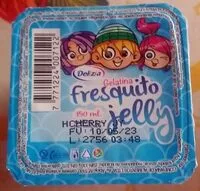 Mängden socker i Gelatina fresquito jelly sabor Cherry