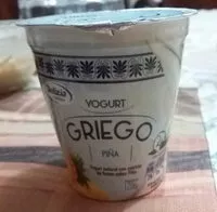 Mängden socker i Yogurt Griego Piña