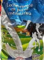 Mängden socker i Leche Entera en Polvo Intantánea