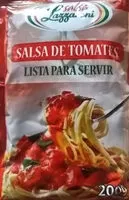 Mängden socker i Salsa de Tomates