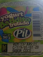 Mängden socker i Yogurt Batidito frutado sabor Coco.