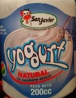 Mängden socker i Yogurt natural