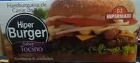 Mängden socker i Hiper Burger sabor Tocino