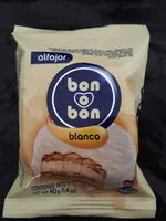 Mängden socker i Alfajor bon o bon blanco