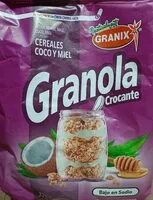 Mängden socker i Granola Granix (cereales, coco y miel)