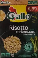 Mängden socker i Risotto sabor espárragos a la manteca