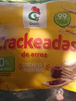 Mängden socker i Crackeadas de arroz