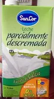 Mängden socker i Leche Parcialmente Descremada