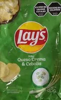 Mängden socker i lays sabor queso crema. y cebolla