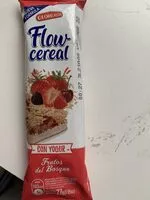 Mängden socker i Flow cereal frutos del bosque yogur