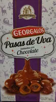 Mängden socker i Pasas de uva bañadas en chocolate