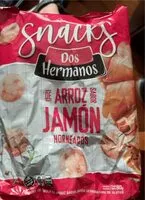Mängden socker i Snacks de arroz sabor jamon