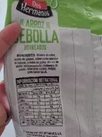 Mängden socker i Aritos de semola de arroz sabor Cebolla