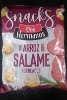 Mängden socker i Snacks de Arroz sabor Salame