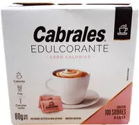 Mängden socker i Edulcorante en sobres