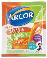 Mängden socker i Arcor naranja mango