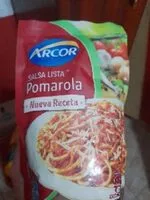 Mängden socker i Salsa Lista Pomarola