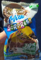 Mängden socker i Arcor milk con sorpresa