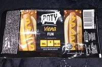 Mängden socker i Salchicas Patyviena Fun