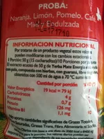 Mängden socker i Yerba mate guaraná