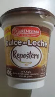 Mängden socker i Ls. de leche repostero