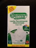 Mängden socker i Leche Descremada 1LT La Serenisima Tetra