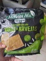 Mängden socker i Tostadas de arroz y arvejas