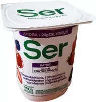 Mängden socker i Yogur batido sabor frutos rojos