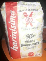 Mängden socker i harinisima harina de trigo 000