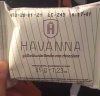 Mängden socker i Galletita de limón con chocolate