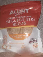 Mängden socker i galletitas dulces con mix de frutos secos
