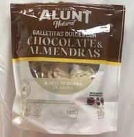 Mängden socker i Galletitas dulces con chocolate y almendras