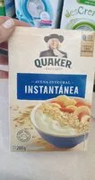 Mängden socker i Quaker instantánea