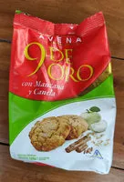 Mängden socker i Galletas de avena con manzana y canela