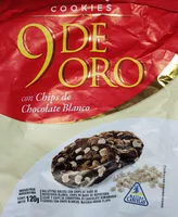 Mängden socker i Cookies con chips de chocolate blanco