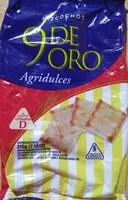 Mängden socker i Bizcochos cuadraditos agridulces con agregado de vitamina D. 9 de Oro