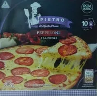 Mängden socker i Pizza de pepperoni a la piedra (congelada)