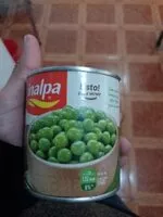 Mängden socker i Inalpa Arvejas secas remojadas