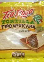 Mängden socker i tortilla tipo mexicana