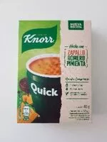 Mängden socker i Knorr quick