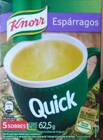 Mängden socker i Knorr quick espárragos