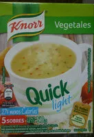 Mängden socker i Quick light