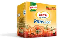 Mängden socker i Puré de tomates