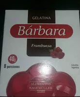 Mängden socker i gelatina frambuesa