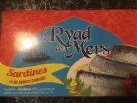 Mängden socker i Sardines à la tomates