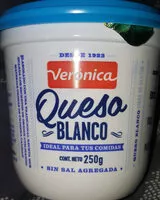 Mängden socker i Queso blanco sin sal agregada