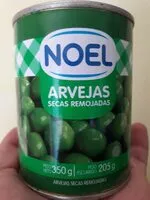 Mängden socker i Arvejas secas remojadas