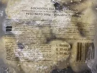 Mängden socker i Bocaditos clásicos de pollo