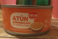 Mängden socker i Atún desmenuzado en aceite y agua